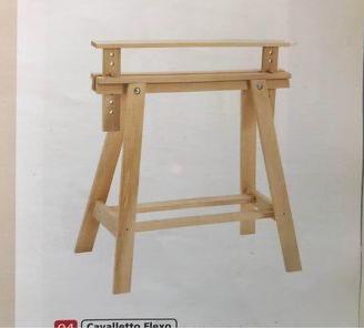 Cavalletto regolabile in altezza