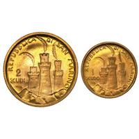 San Marino monete 1 e 2 scudi oro varie annate