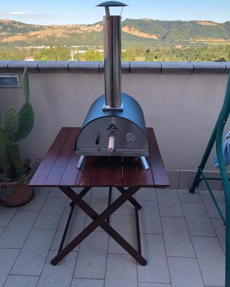 Forno a legna per pizza della Burnhatd