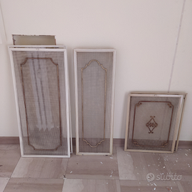 3 Copri termosifoni in metallo decorato anni 50