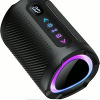 TIMU Cassa Bluetooth Portatile 30W con LED RGB