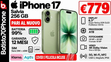 Apple iPhone 17 Salvia 256 GB
