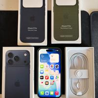 Apple Iphone 17 Pro 256 GB blu + Cover