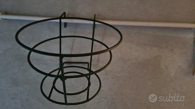 FIORIERE NERE DA BALCONE IN FERRO