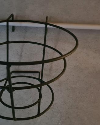 FIORIERE NERE DA BALCONE IN FERRO