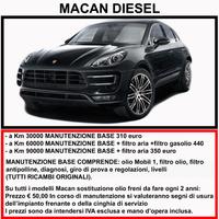 TOP RICAMBI TAGLIANDI per porsche MACAN diesel