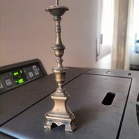 Candeliere d altare in bronzo XIX secolo