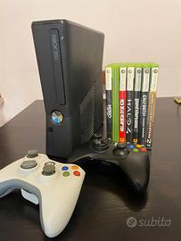 Xbox 360 slim black + controller e giochi
