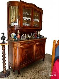 Credenza antica in legno pregiato – Stile Luigi Fi