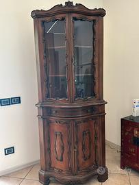 Angoliera anni 70 in legno