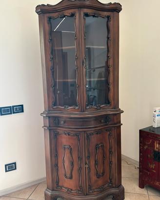 Angoliera anni 70 in legno