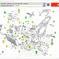 -Pedana ant Dx Aprilia Pegaso 650 AP8135398