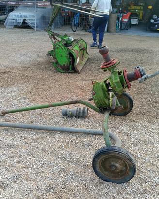 Trattore pompa carrellata marca OMA