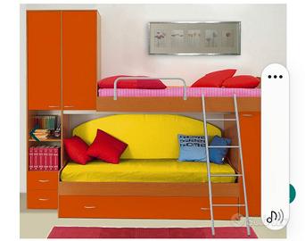 Cameretta letto a castello