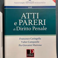 ATTI e PARERI di Diritto Penale - Caringella