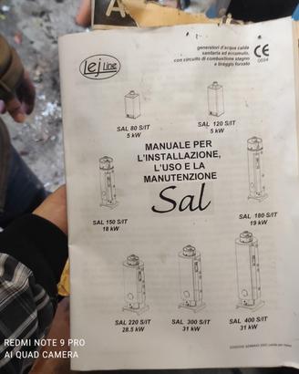 Boiler a gas  accumulo 300 litri
