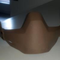 Mezza maschera protezione +occhiali softair