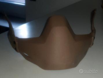 Mezza maschera protezione +occhiali softair
