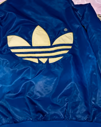 Bomber Adidas blu elettrico anni 90