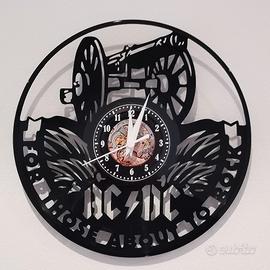 AC/DC OROLOGIO IN VINILE DA PARETE LP 33