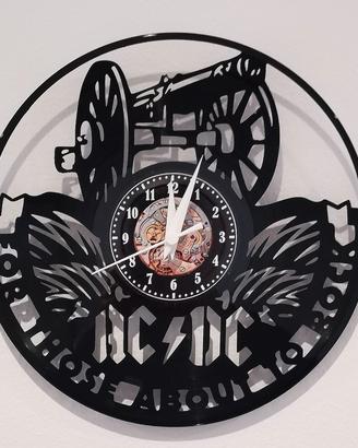 AC/DC OROLOGIO IN VINILE DA PARETE LP 33