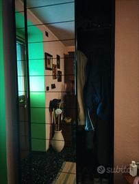 armadio a ante scorrevoli porta scarpe e giacche 