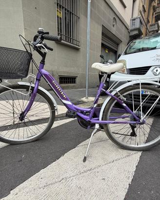 Bicicletta Silvestrini ruota 24 colore viola