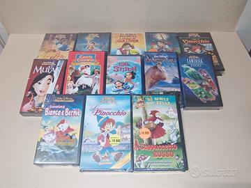 Vhs Walt Disney e Stardust, nuove prezzo cadauno.