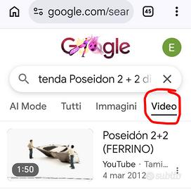 Tenda da campeggio della Ferrino Poseidon 2 + 2 