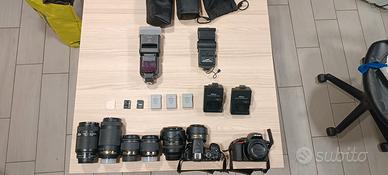 2 Nikon D5600 e relativi accessori
