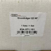 Kit barre tetto nuove/originali Audi Q3 83A071151