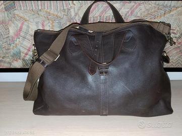 borsa viaggio mulberry nel colore testa di moro