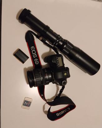 CANON EOS 6D KIT Zoom 28-135 + 50 e 500 fisso