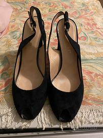 Sandali, tacco alto, blu