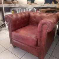 POLTRONA ORIGINALE PELLE CHESTER