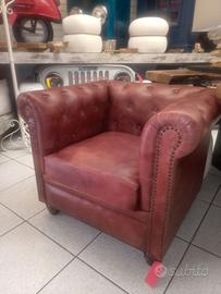 POLTRONA ORIGINALE PELLE CHESTER