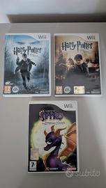 3 Giochi Nintendo Wii / Harry Potter + Spyro