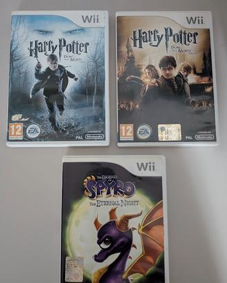 3 Giochi Nintendo Wii / Harry Potter + Spyro