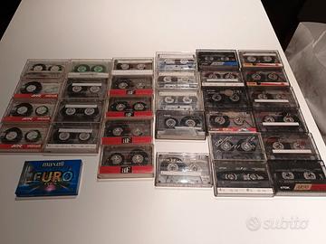Musicassette vergini vintage 31 pezzi