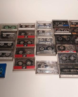 Musicassette vergini vintage 31 pezzi