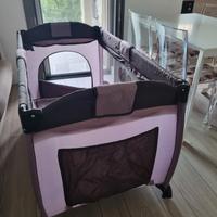 Lettino da viaggio TECTAKE con rotelle