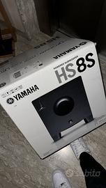 Coppia yamaha hs7 + yamaha hs8 sub