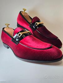 Splendidi mocassini da uomo in velluto 43 Colombo