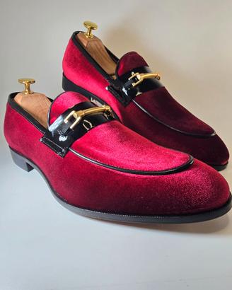 Splendidi mocassini da uomo in velluto 43 Colombo