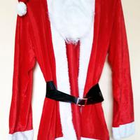 Costume Babbo Natale abito rosso santa clous dress