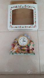 orologio da tavolo in ceramica