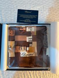 Foulard chopard vintage in seta 100% con scatola