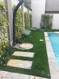 Piatto doccia rustico da esterno