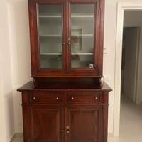 Credenza antiquariato color mogano