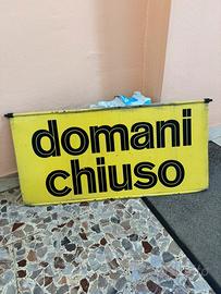 Cartello insegna distributore